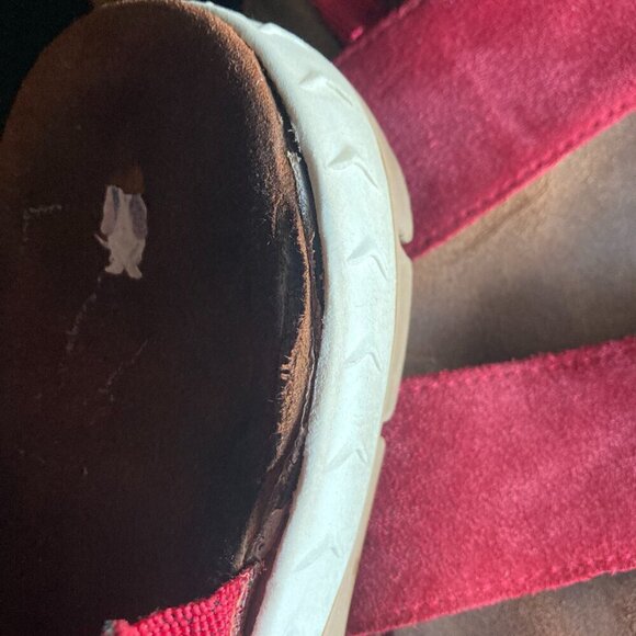 Hush Puppies  red nobuk sandal size 10 (41) - Picture 11 of 16